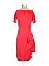 LDT 100% Polyester Red Cocktail Dress Size 2 - photo 1