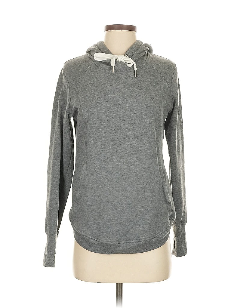 Pre-owned Zella Pullover Hoodie In Gray