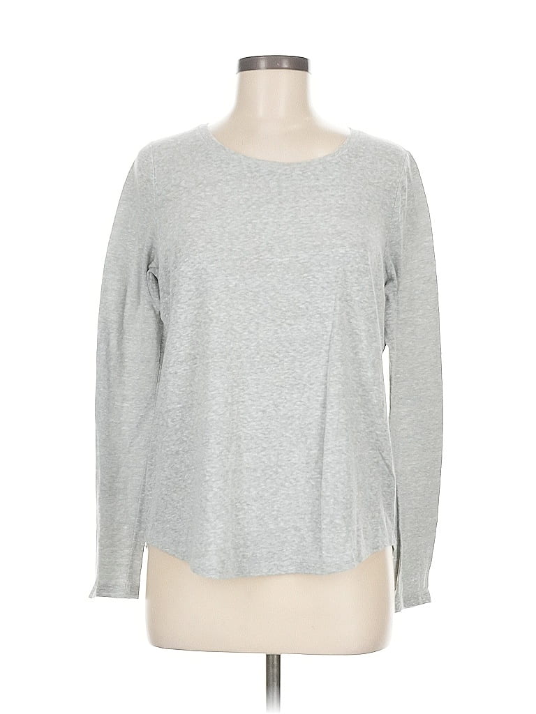 Pre-owned Gap Long Sleeve T-shirt In Silver