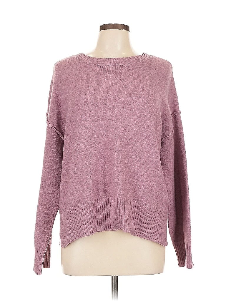 Pre-owned A.n.a. A New Approach Pullover Sweater In Purple