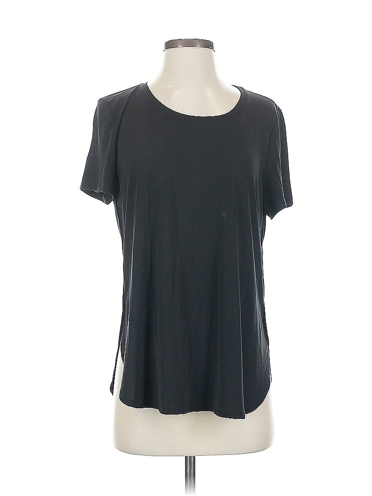 Pre-owned White House Black Market Short Sleeve T-shirt In Gray