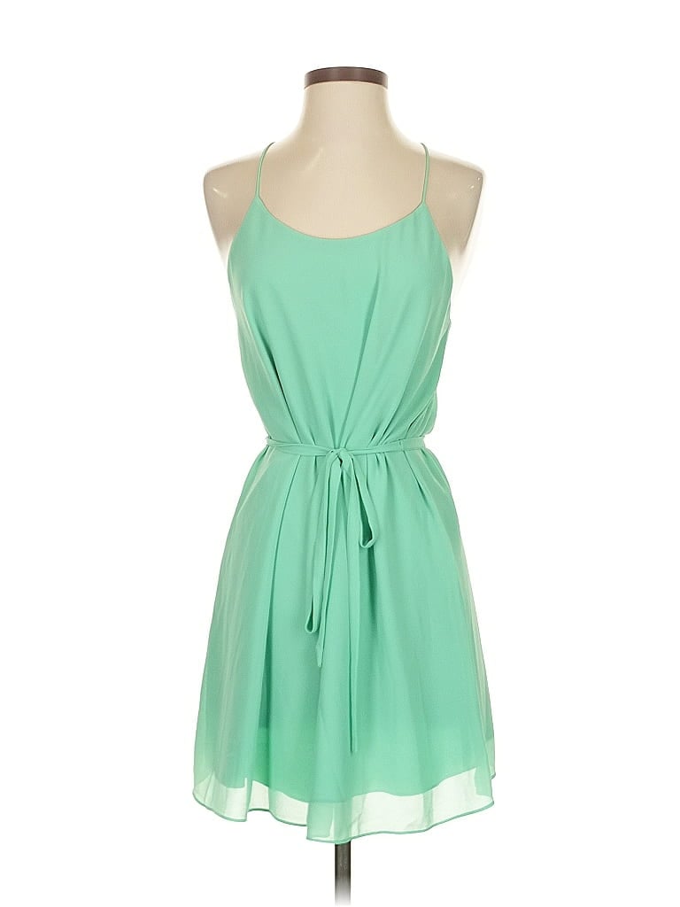 Pre-owned Naked Zebra Casual Dress In Green