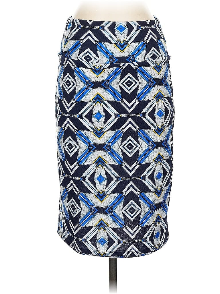 Pre-owned Lularoe Casual Skirt In Blue