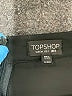 Topshop 100% Polyester Black Formal Skirt Size 2 - photo 3
