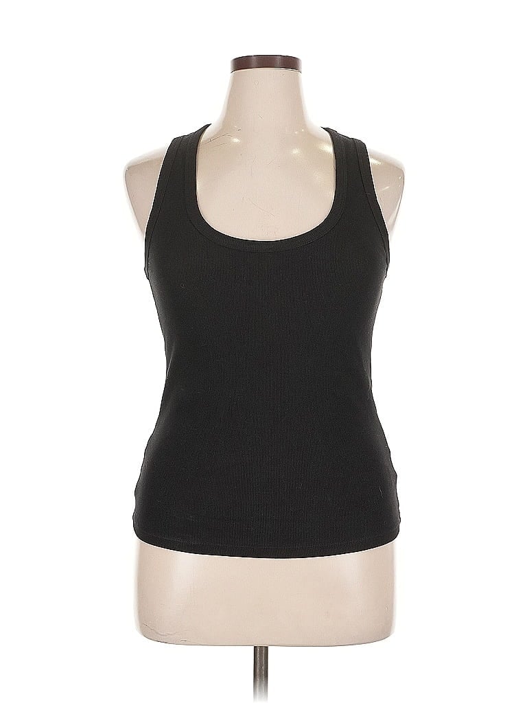 Click to view more detailed imagery on our partner's website Pre-owned Tuckernuck Tank Top Black Halter Neckline Tops