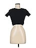 Zara Black Short Sleeve Turtleneck Size Med - Lg - photo 1