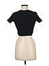Zara Black Short Sleeve Turtleneck Size Med - Lg - photo 2