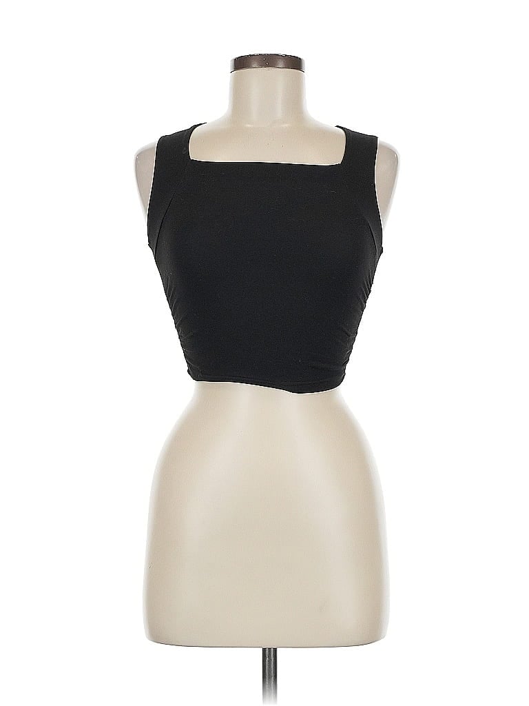 Pre-owned Shein Tank Top Black Strapless Neckline Tops