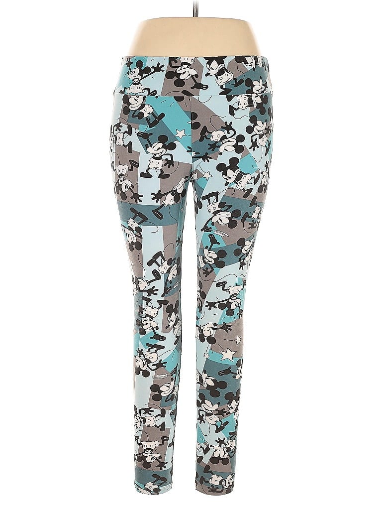 Pre-owned Lularoe Active Pants In Blue