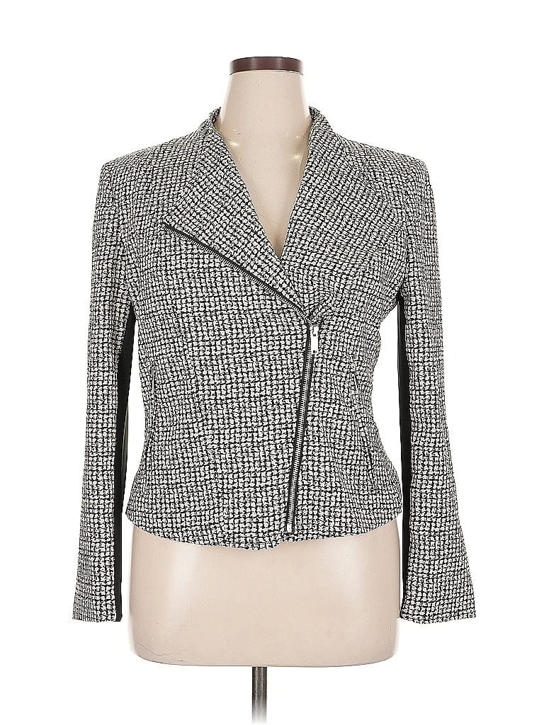 Pre-owned Dkny Blazer Jacket In Black