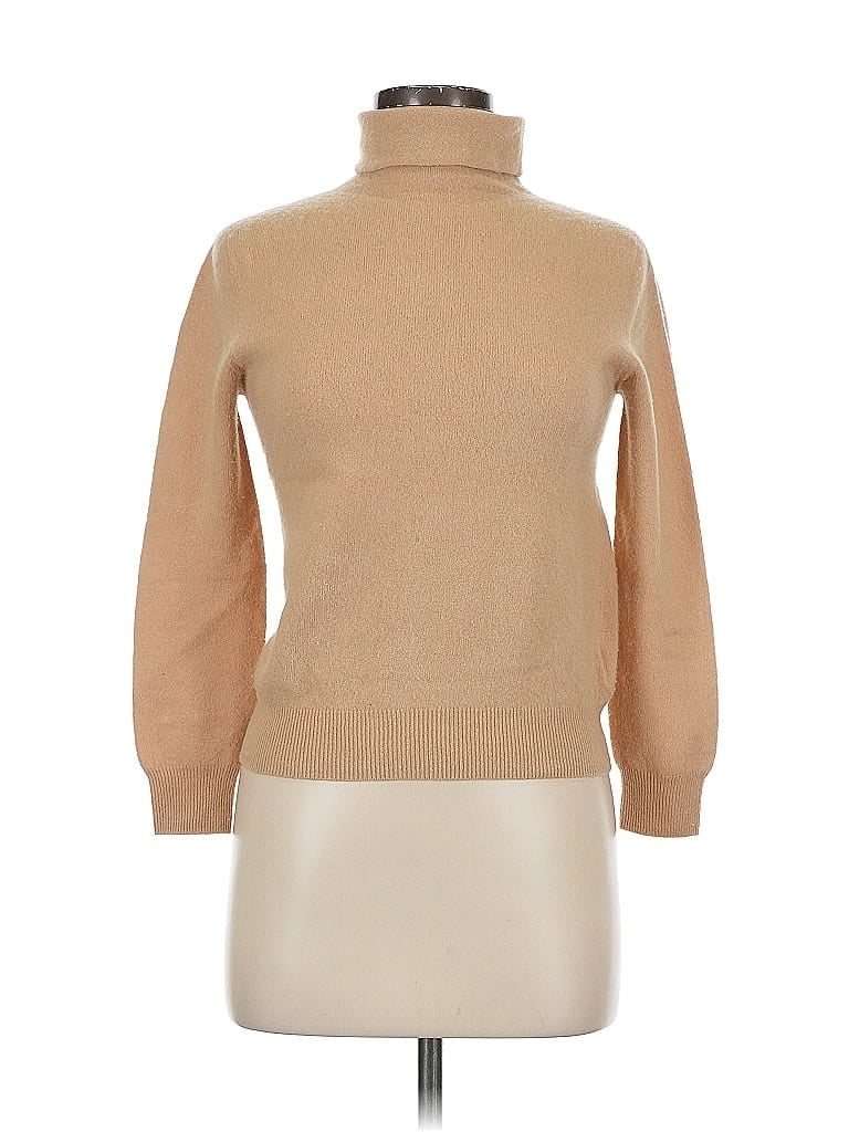 Pre-owned Unbranded Turtleneck Sweater In Brown