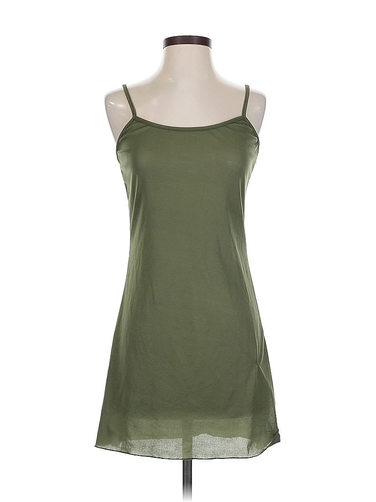 Pre-owned Unbranded Tank Top Green Strapless Neckline Tops