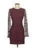 TOBI 100% Polyester Burgundy Cocktail Dress Size M - photo 1