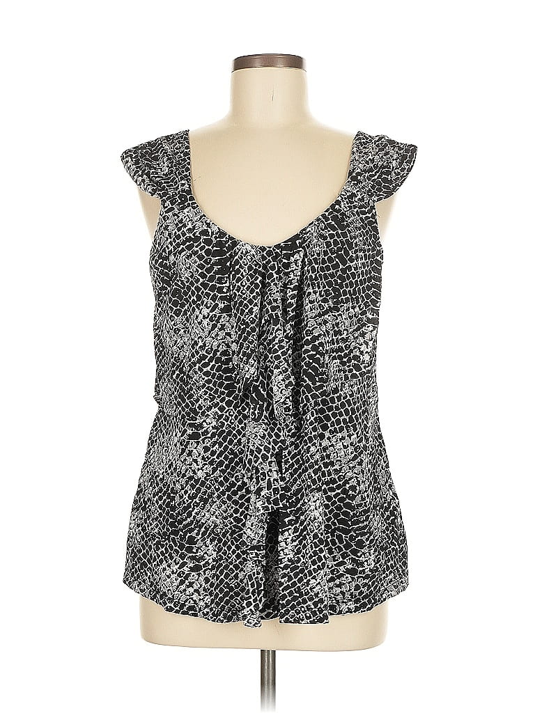 WORTHINGTON Pre-owned Sleeveless Blouse In Silver