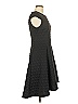 DKNY Solid Black Casual Dress Size 6 - photo 4