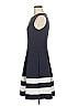 Calvin Klein Stripes Gray Blue Casual Dress Size 6 - photo 5