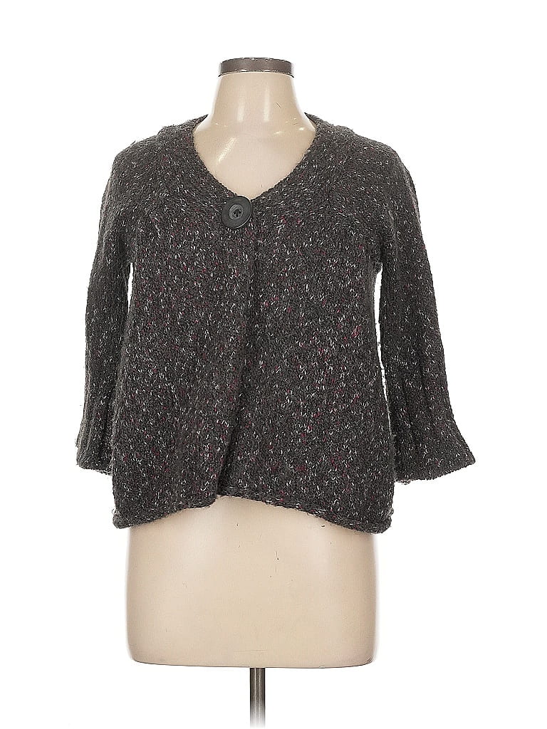 Click to view more detailed imagery on our partner's website Pre-owned So Wear It Declare It Cardigan Sweater In Gray