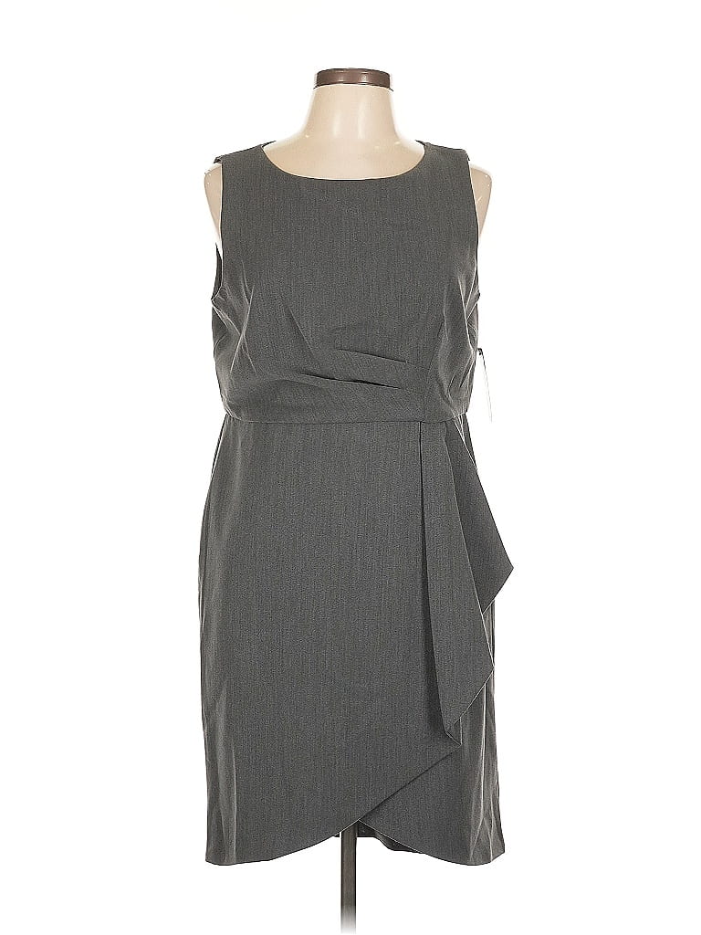 Worthington Casual Dress In Gray