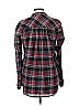 Max Studio Plaid Gray Long Sleeve Button-Down Shirt Size M - photo 2