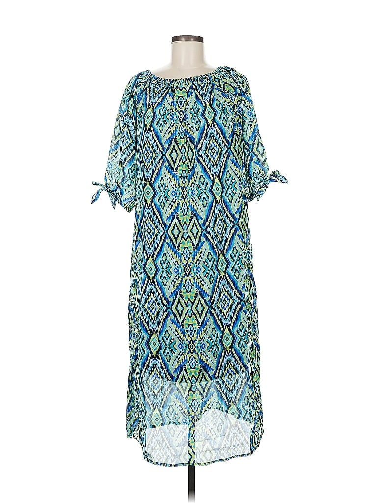 Pre-owned Colleen Lopez Casual Dress In Blue