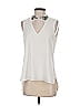 BCBGMAXAZRIA Ivory Sleeveless Blouse Size XXS - photo 1