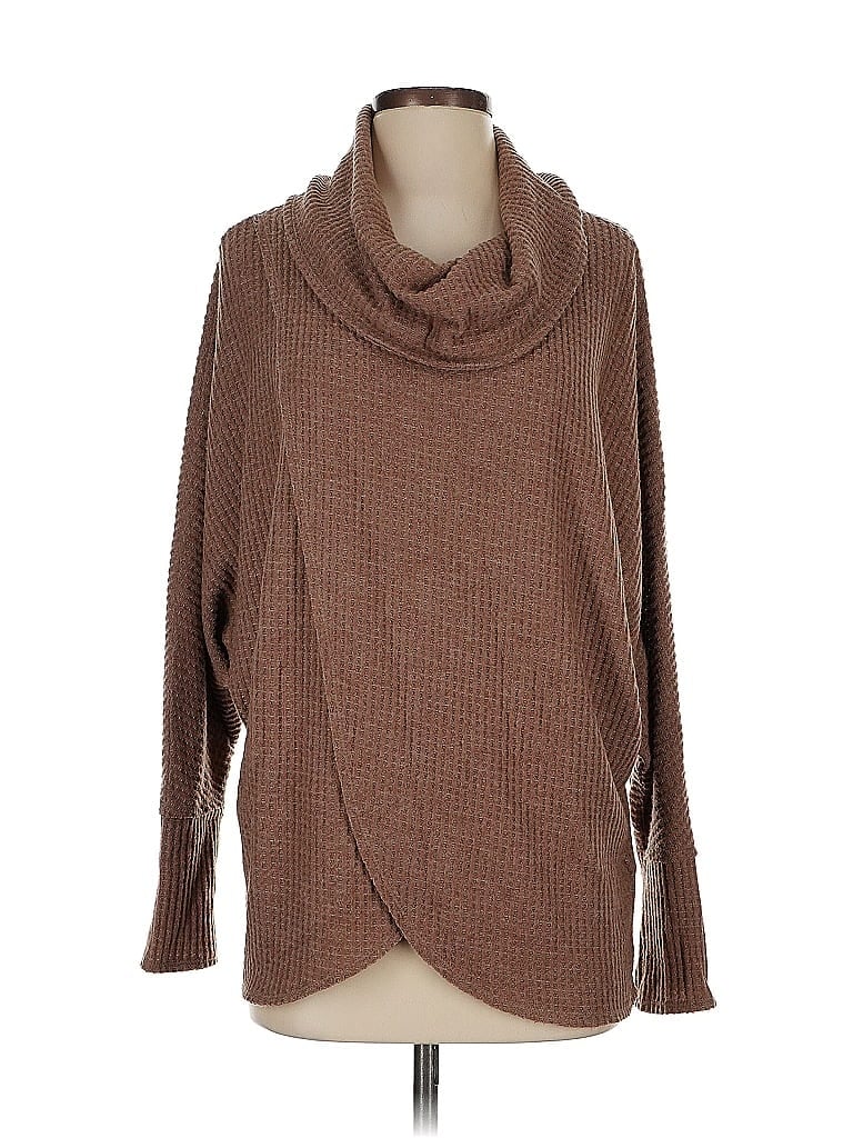 Pre-owned Lularoe Turtleneck Sweater In Brown