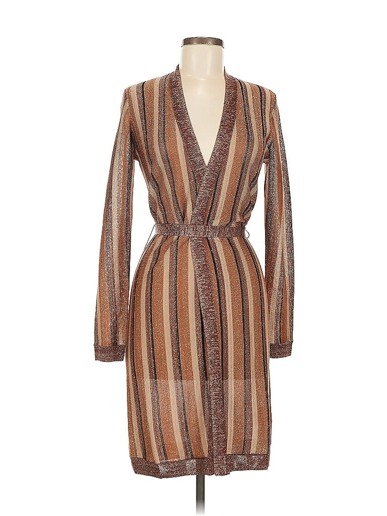 Pre-owned L'agence Cardigan Sweater In Brown