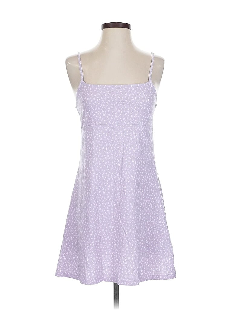 Pre-owned Divided By H&m Casual Dress In Purple