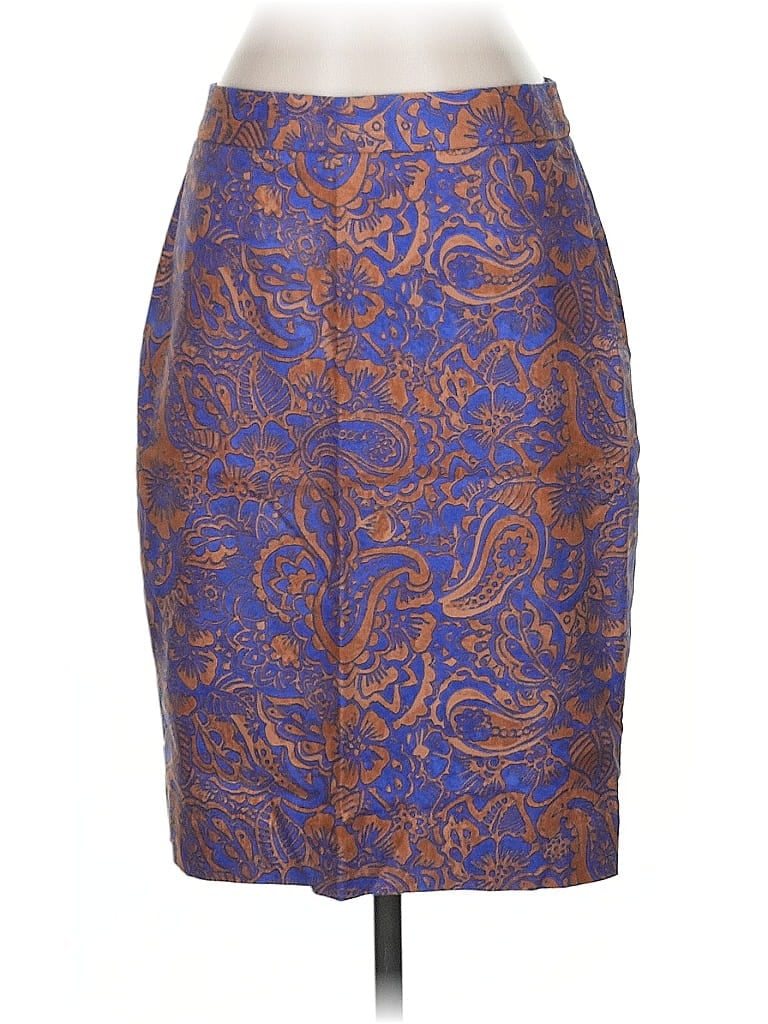 Pre-owned Ann Taylor Loft Formal Skirt In Blue