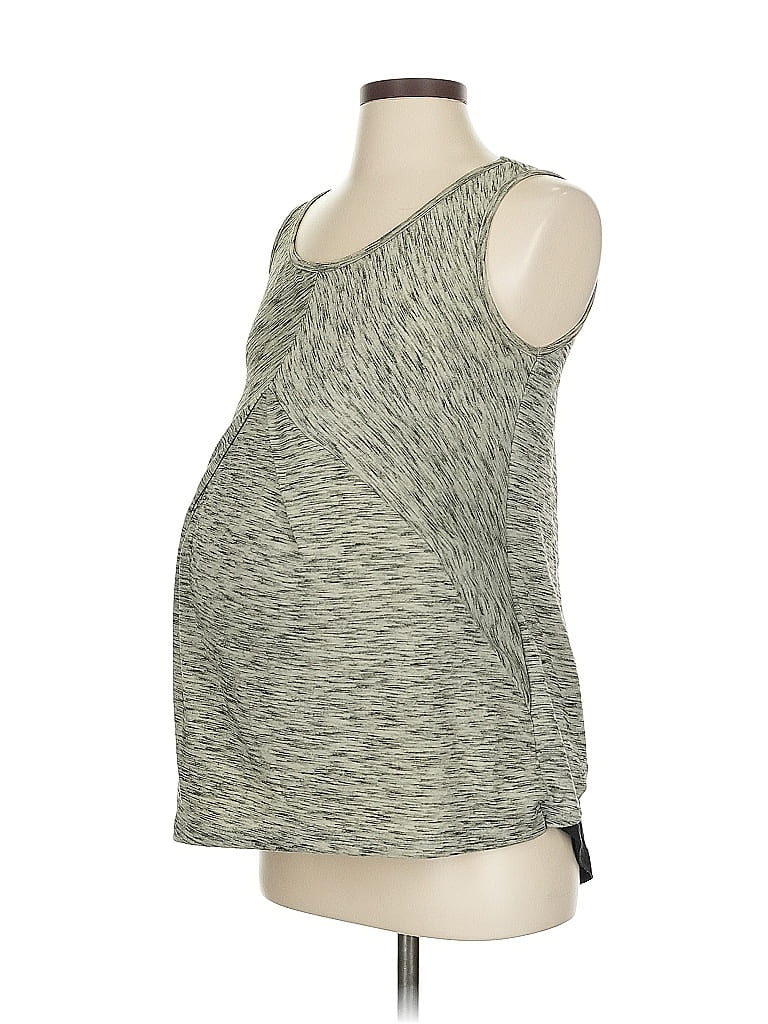 Click to view more detailed imagery on our partner's website Pre-owned Liz Lange Maternity For Target Tank Top Gray Strapless Neckline Tops