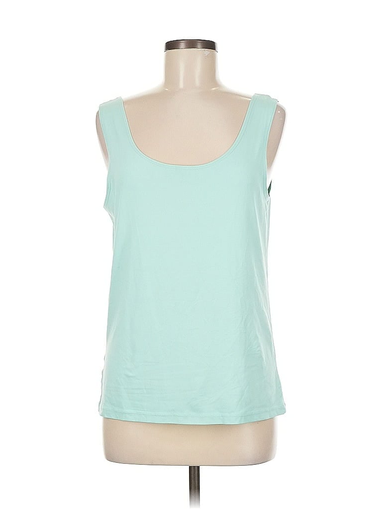 Pre-owned Unbranded Tank Top Blue Strapless Neckline Tops