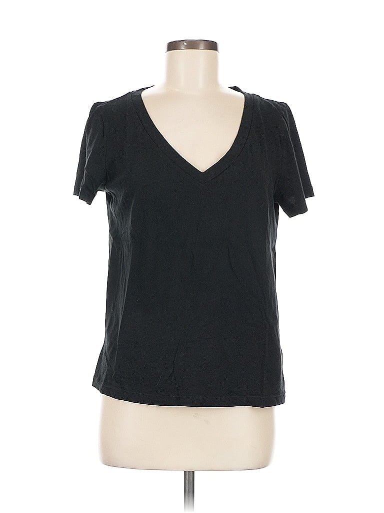 Pre-owned Gap Short Sleeve T-shirt In Black