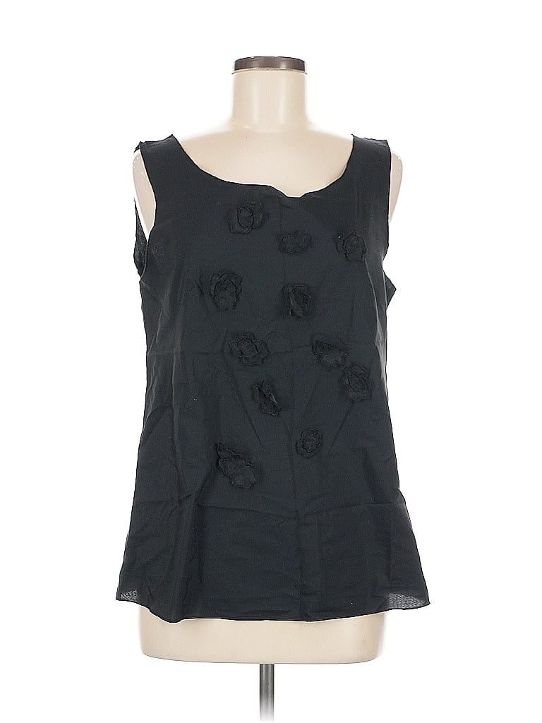 Pre-owned Gap Sleeveless Blouse In Black