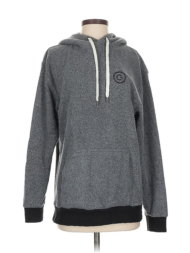 Pre-owned Feat Pullover Hoodie In Gray