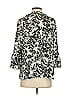 Karl Lagerfeld Paris 100% Polyester Silver 3/4 Sleeve Blouse Size S - photo 2
