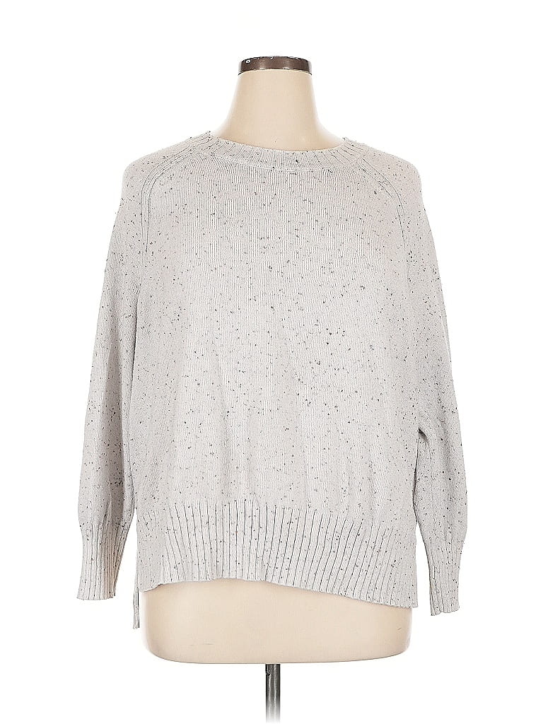 Pre-owned Old Navy Pullover Sweater In Silver