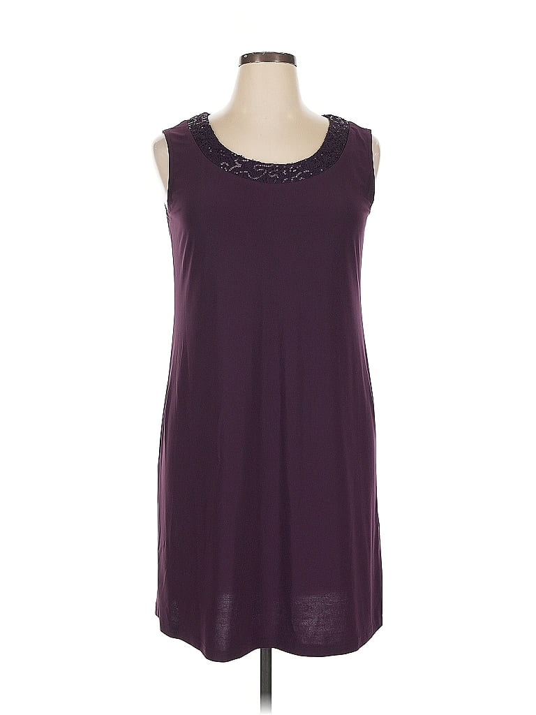Click to view more detailed imagery on our partner's website Pre-owned R & M Richards Casual Dress In Purple