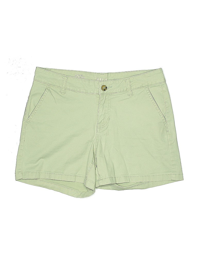 Pre-owned A.n.a. A New Approach Khaki Shorts In Green