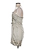 Mara Hoffman Metallic Silver Cocktail Dress Size 4 - photo 5