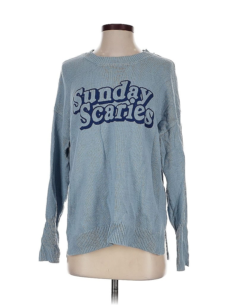 Pre-owned Sincerely Jules Pullover Sweater In Blue