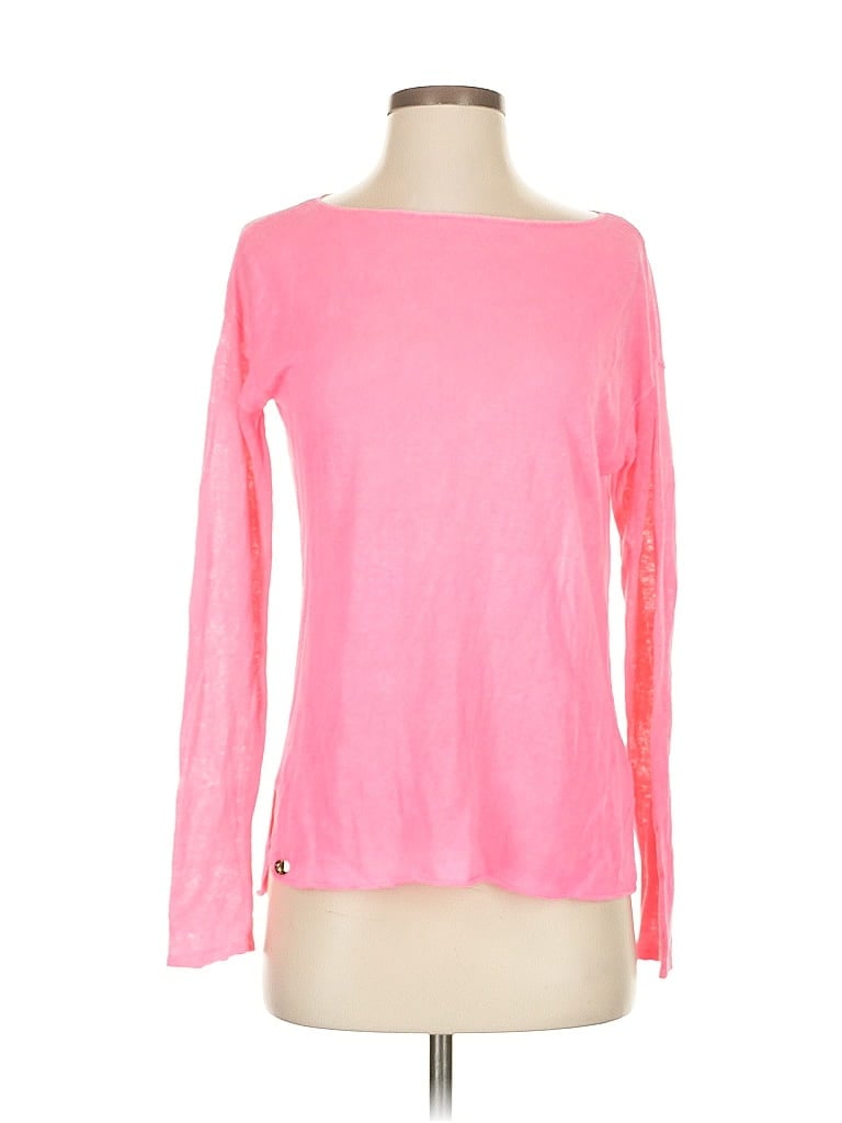 Pre-owned Lilly Pulitzer Long Sleeve T-shirt In Pink