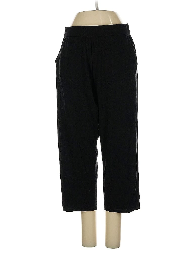 Pre-owned Eileen Fisher Casual Pants In Black