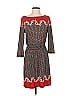 Max Studio Print Red Casual Dress Size S - photo 1