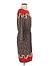 Max Studio Print Red Casual Dress Size S - photo 4