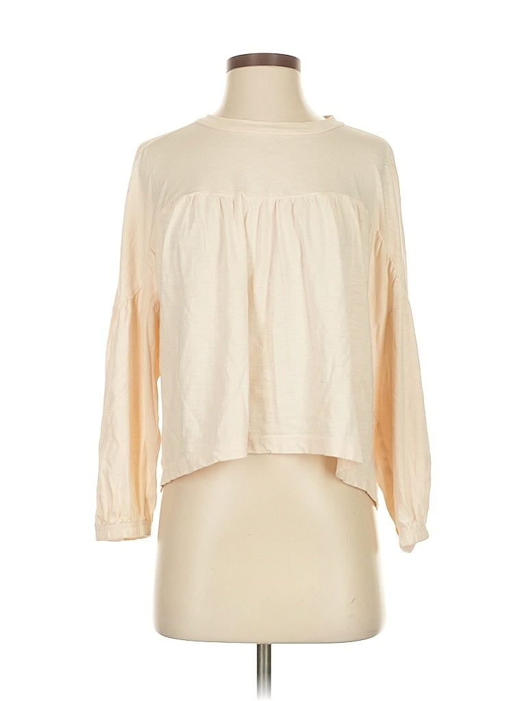 Pre-owned Apiece Apart 3/4 Sleeve T-shirt In White