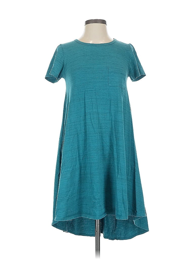 Pre-owned Lularoe Casual Dress In Blue