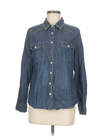 Mossimo Supply Co. Long Sleeve Button-Down Shirt (view 1)