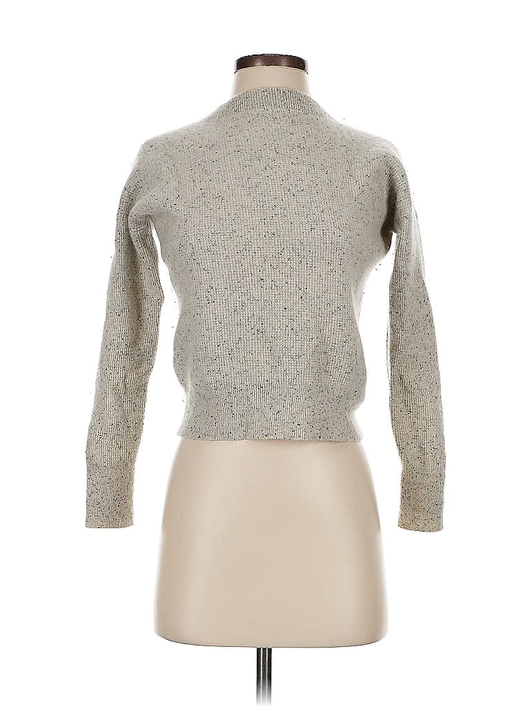 Pre-owned Madewell Cashmere Pullover Sweater In Silver