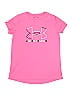 Under Armour 100% Polyester Pink Active T-Shirt Size L (youth) - photo 1