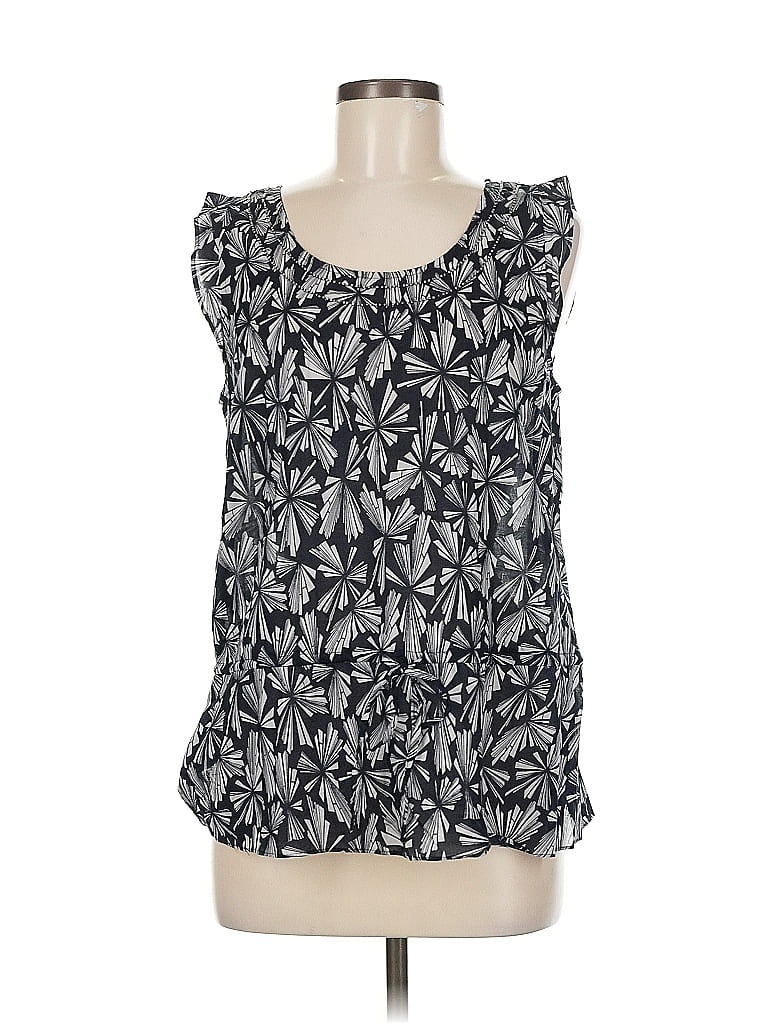 Pre-owned Ann Taylor Loft Outlet Sleeveless Blouse In Black